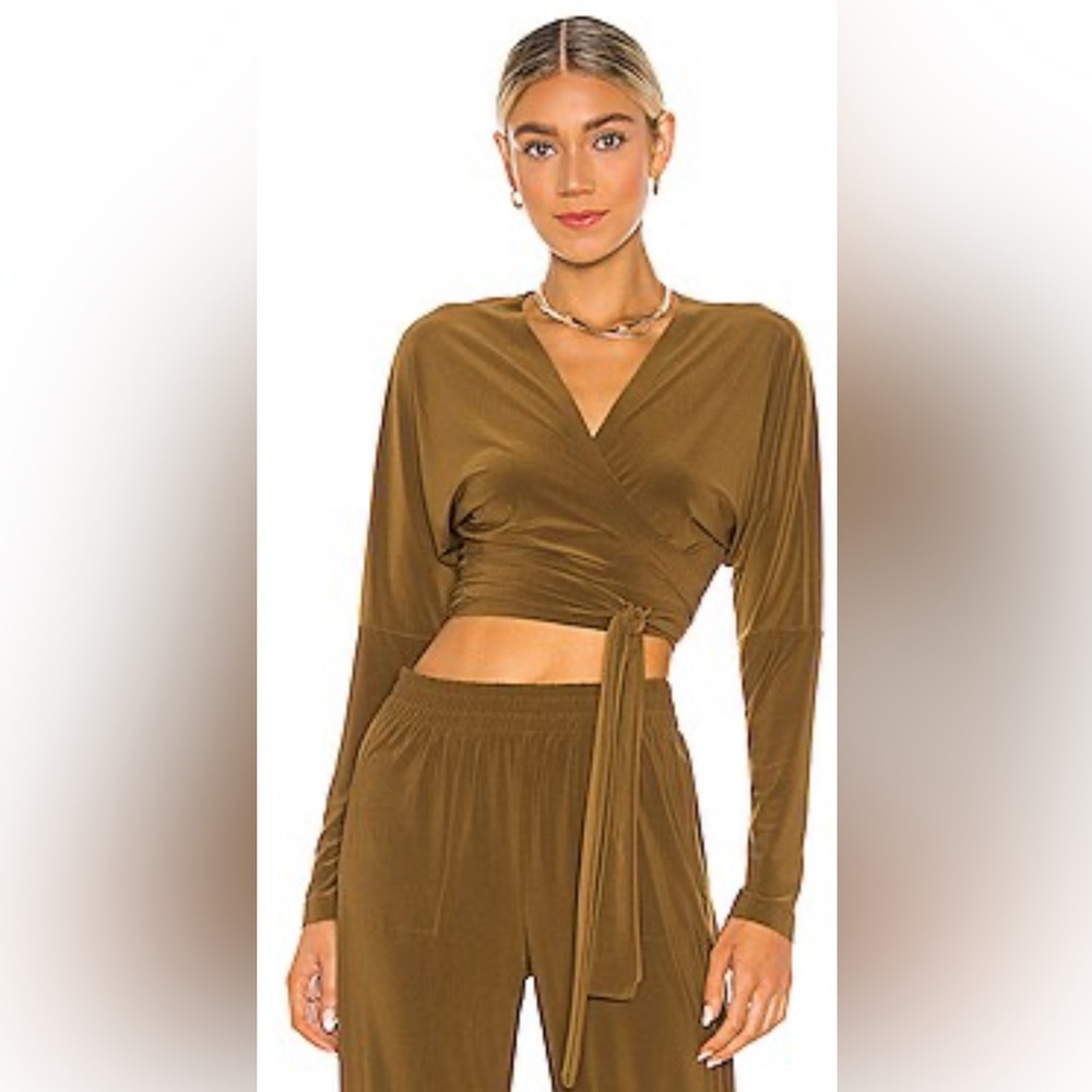 Norma Kamali wrap dolman top - NWT